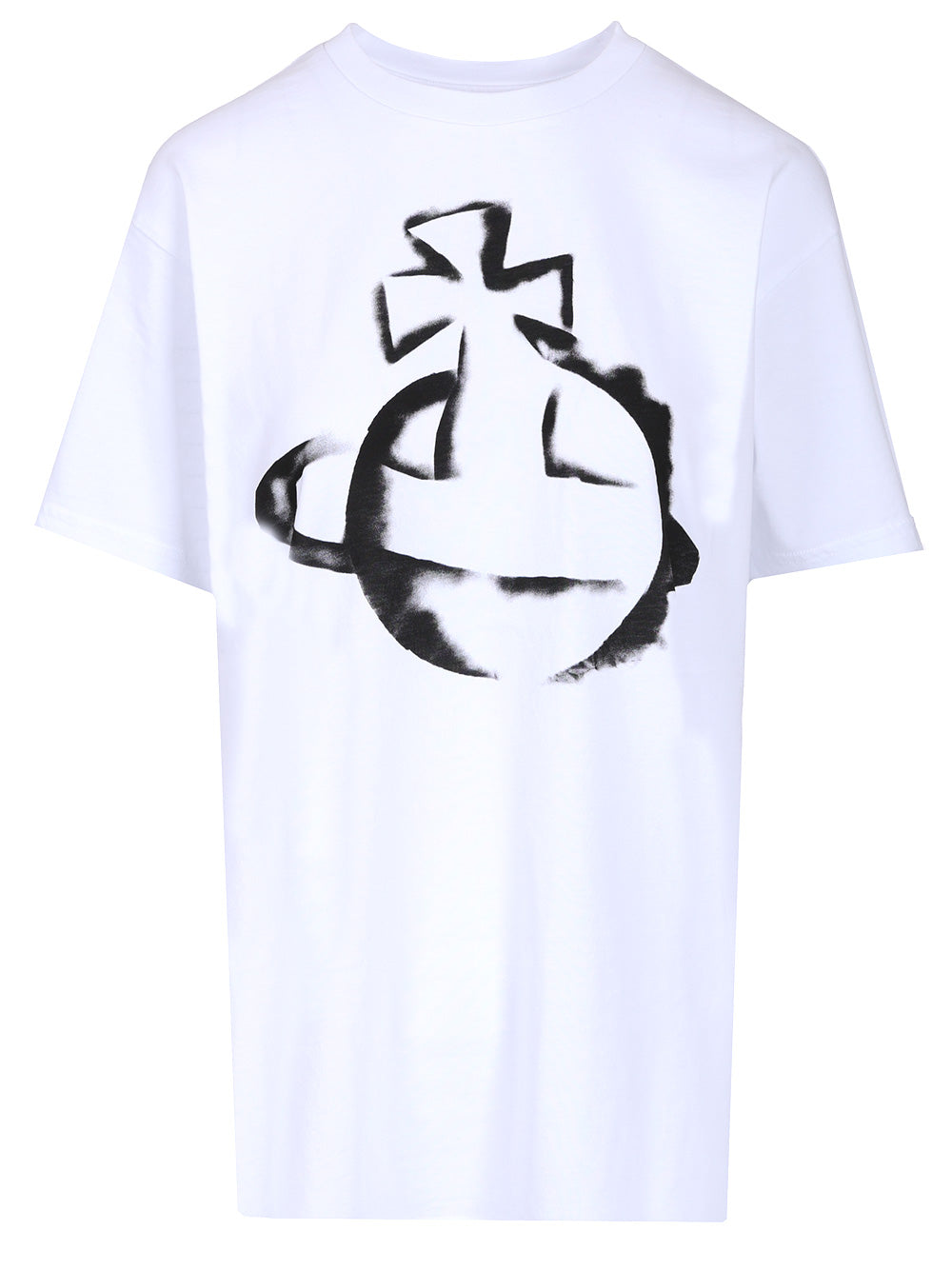 Vivienne Westwood Stencil Orb T-Shirt - Bianco | 6501466dcb0391b68704e925fa0c5c2bda210e2f