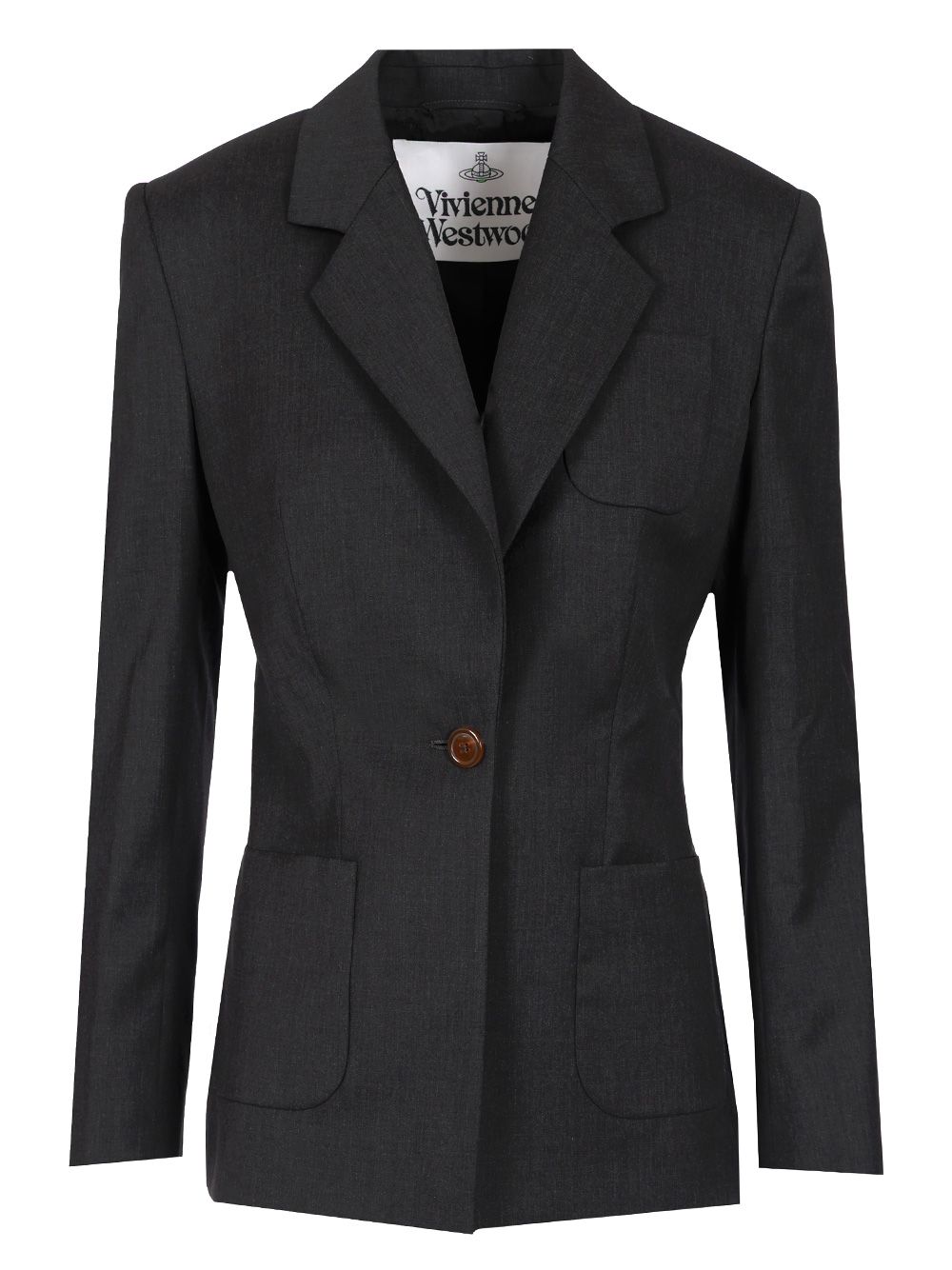 Vivienne Westwood Single-Breasted Blazer Giacche - Nero | 2a407affa0b36605ec733701de1ae1b5e0fdea16