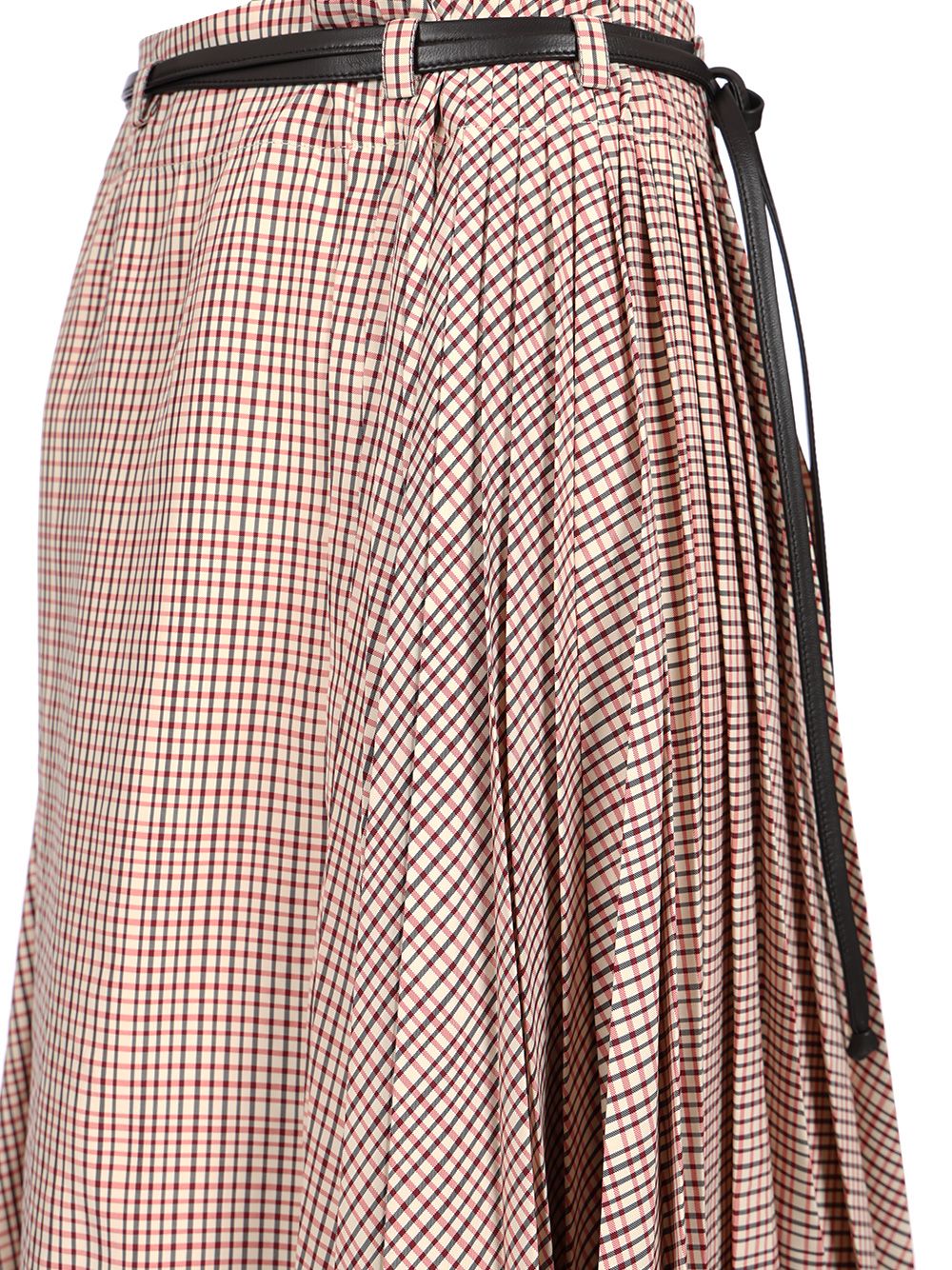Bottega Veneta Checked Midi Skirt Gonne - Multicolor | f5e3f057b46bcb6fcb7907cda586b87921308243