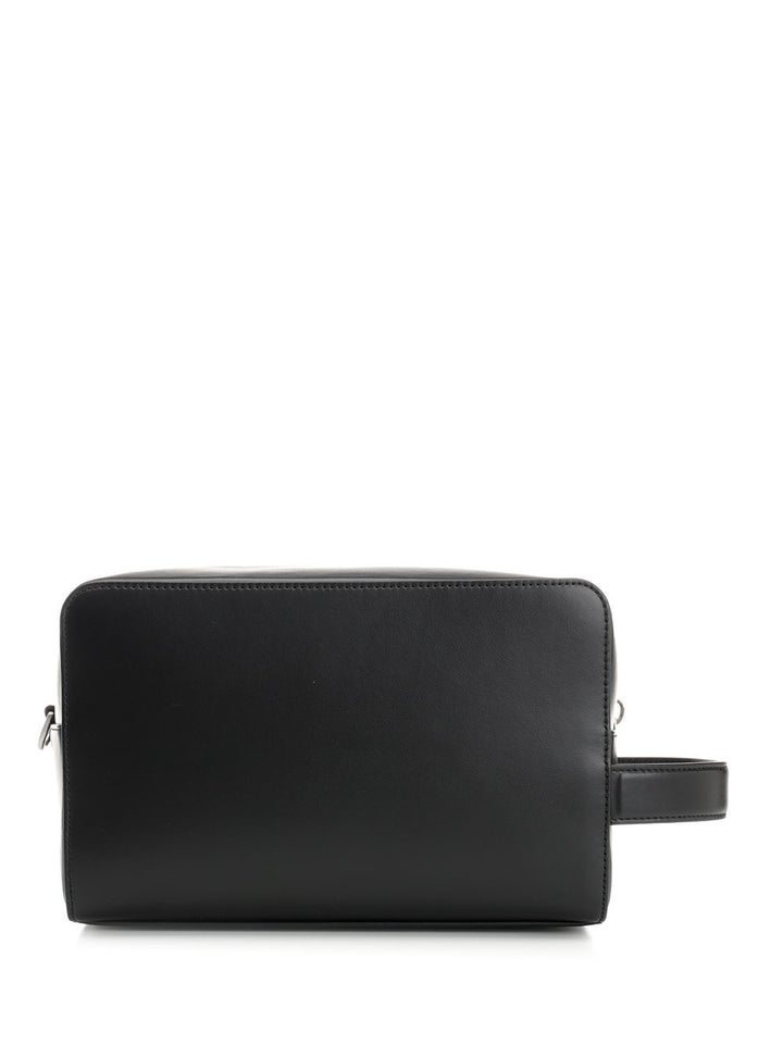 Off-White Beauty Case With Lettering Small leather goods - Nero | b07179615b7add1399c6343856307678a2f7a535