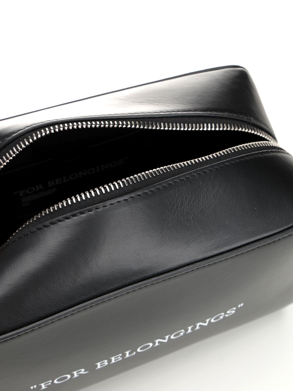Off-White Beauty Case With Lettering Small leather goods - Nero | 4e8273e37010e0892e07690105c47e0b9d367918