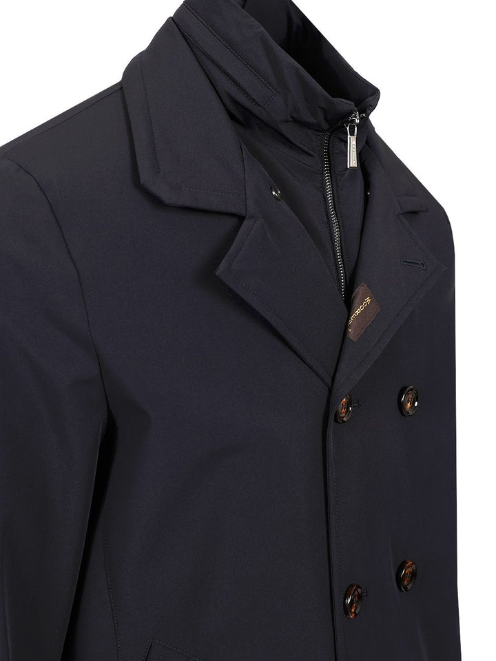 Moorer Volmer-Kn Coats - Blu | b9806fddd6013d9ce0535cdbdc2741cf79cb5767