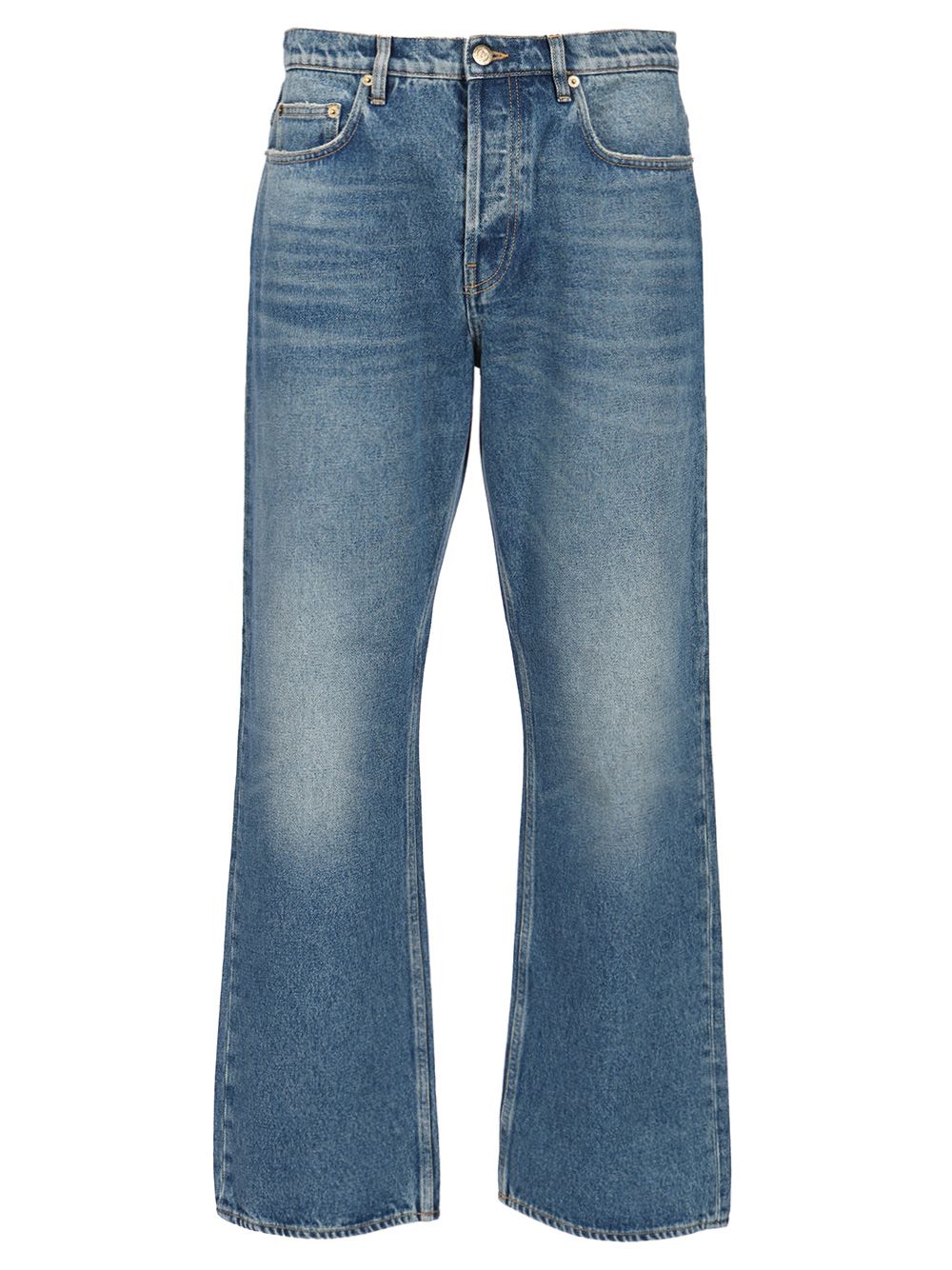Golden Goose Deluxe Brand Loose Fit Jeans - Blu | 7b9aadd628359af46631363fef30fe421f8ace88
