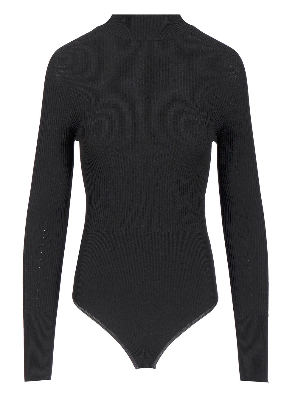 AlaÏA Long-Sleeved Bodysuit Top - Nero | ebaf808951e0a4cb996444b44cc7797c53635b63
