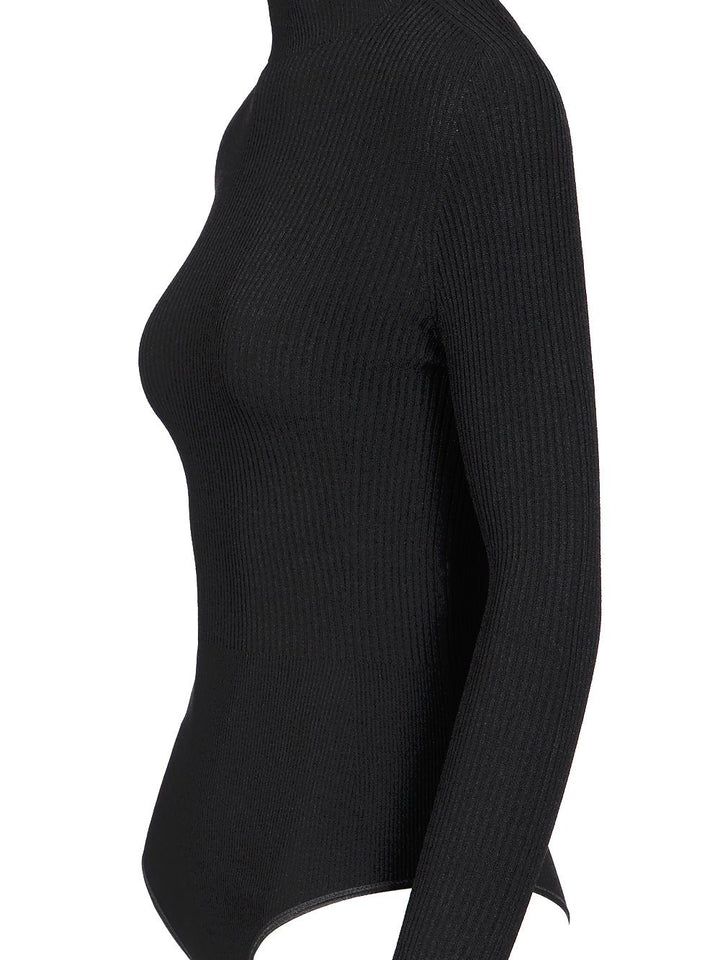 AlaÏA Long-Sleeved Bodysuit Top - Nero | bf32b3aaa3c8212dae07d3d46a4d77afaad36142