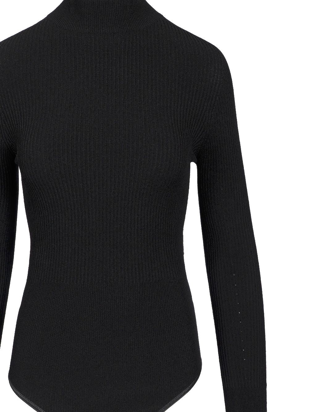 AlaÏA Long-Sleeved Bodysuit Top - Nero | ebcebf727d1d5e45253f9a7c43ad19975a24b4e3