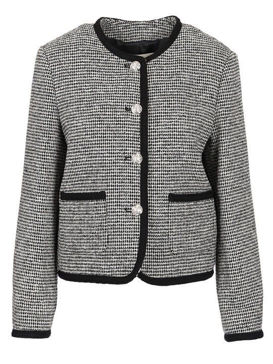 Boucle Tweed Jacket Giacche Grey