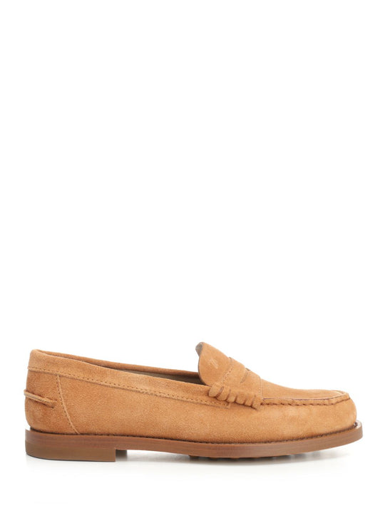 Suede Moccasins Scarpe Basse Marrone
