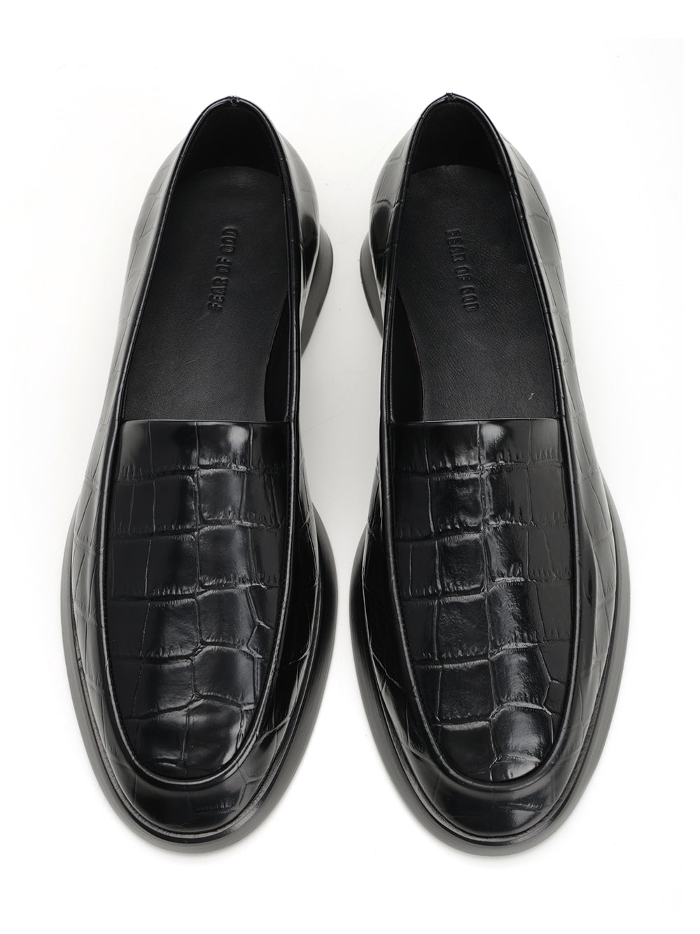 Fear Of God Croccodile Loafer Scarpe basse - Nero | 33e75dbd84f27809265d76cc87a1f1d49b147454