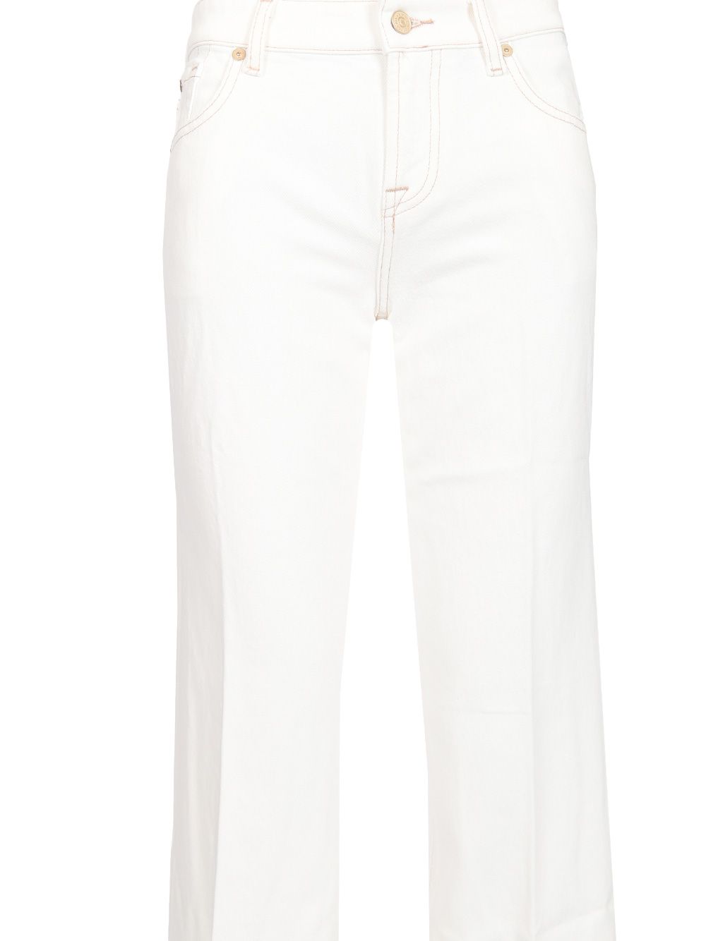 7 For All Mankind Calie Jeans - Bianco | 50c4ee6a7b5fa44d40e9c32d43947e2f89bf7713