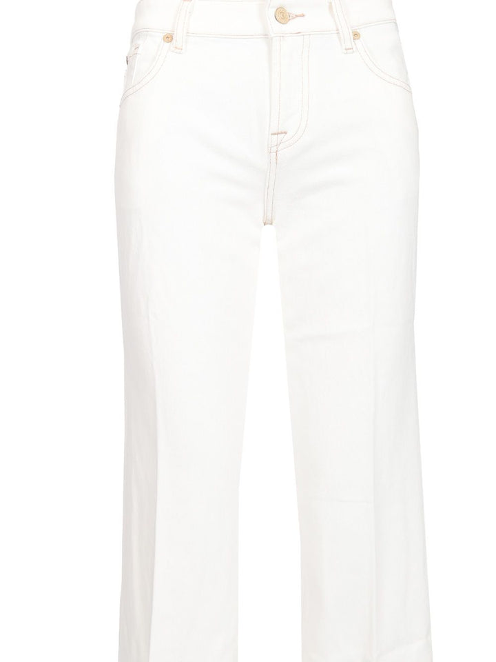 7 For All Mankind Calie Jeans - Bianco | 50c4ee6a7b5fa44d40e9c32d43947e2f89bf7713