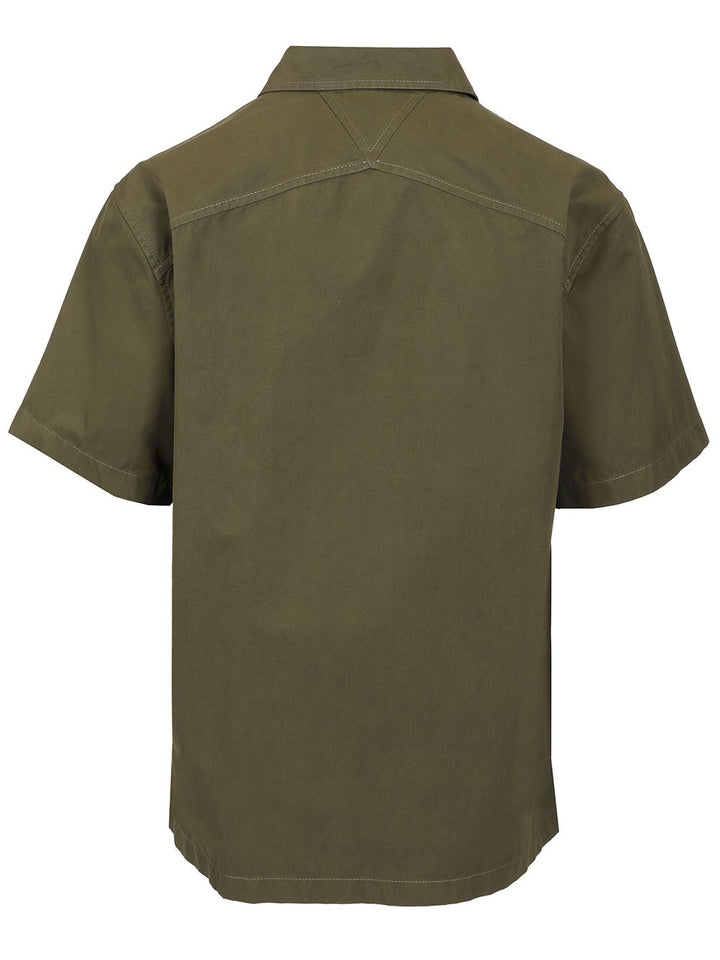 Bottega Veneta Lightweight Cotton Twill Shirt Shirts - Verde | fd21e6dd490976b5c6d1b8dba6907bf5778744d1