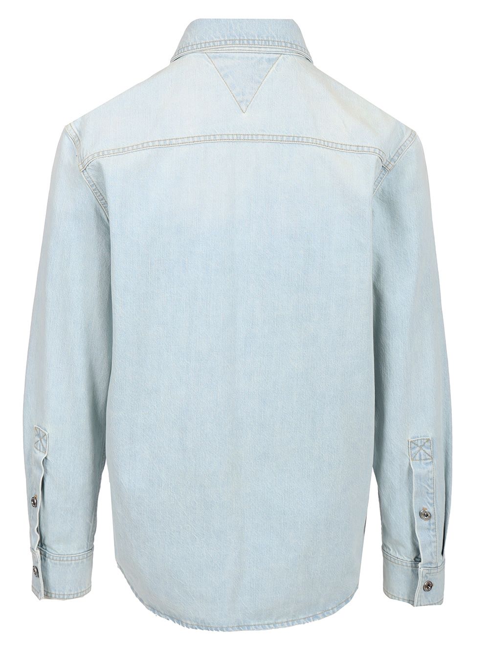 Bottega Veneta Extra Bleach Wash Denim Shirt Casual - Light blue | 841c69d1e01e7f87c3c1956606f3b1b463eb9167