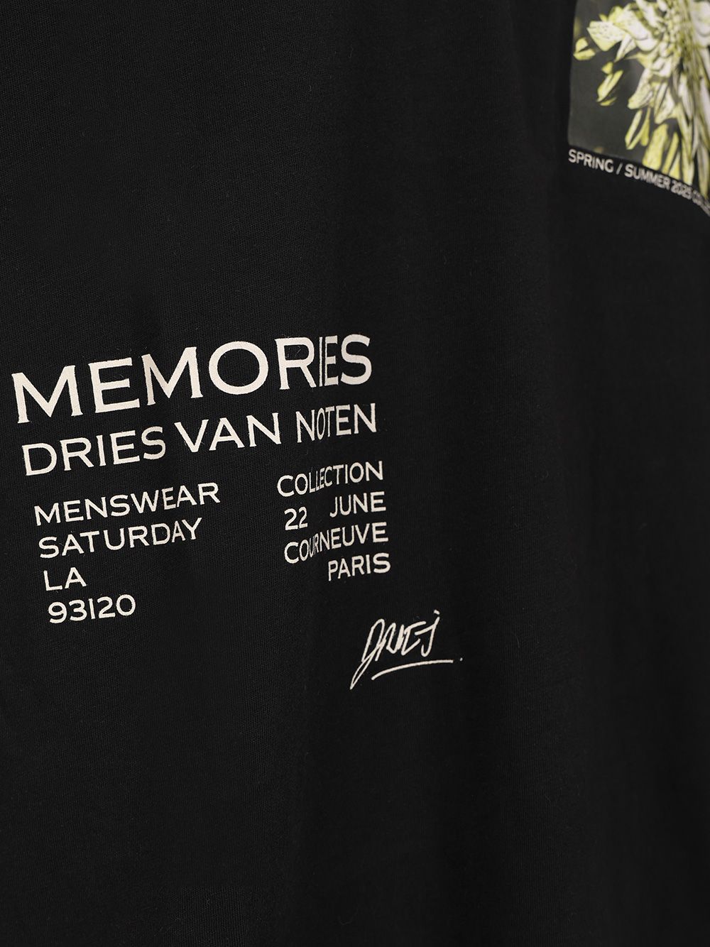 Dries Van Noten Spring T-Shirt - Nero | 9bfdd98b29ddb46f416f158c2821f405313e2d79