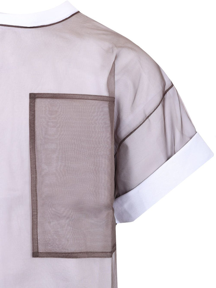 Dries Van Noten Cotton Blend Jersey T-Shirt - Bianco | 6fe6f1db5eee17d8704b50c7702b965e8e47aeef