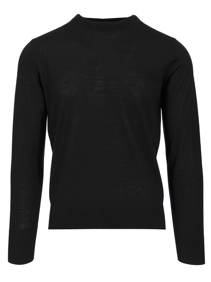 Dries Van Noten Merino Wool Sweater Knitwear - Nero | bdb0b581790301cb04b3880f83181c5f1fd95ef6