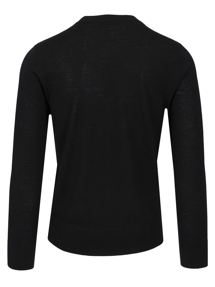 Dries Van Noten Merino Wool Sweater Knitwear - Nero | cb9d27e32c69cfde06df12d207242dcb4a856280