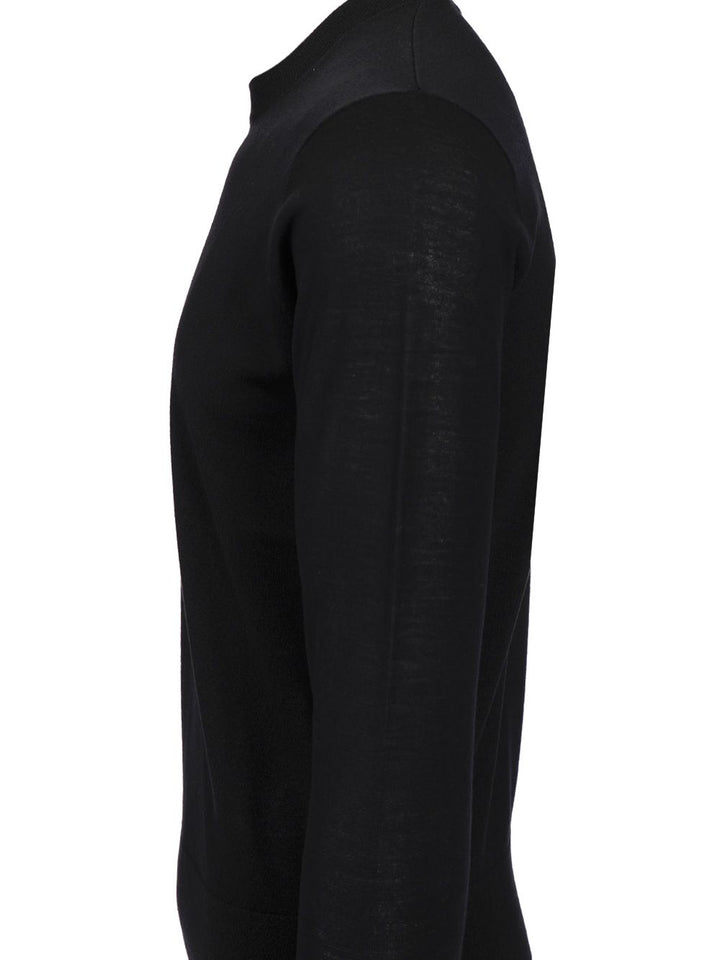 Dries Van Noten Merino Wool Sweater Knitwear - Nero | 4e27dabd4177f393656e28fc6022b128a24f322e