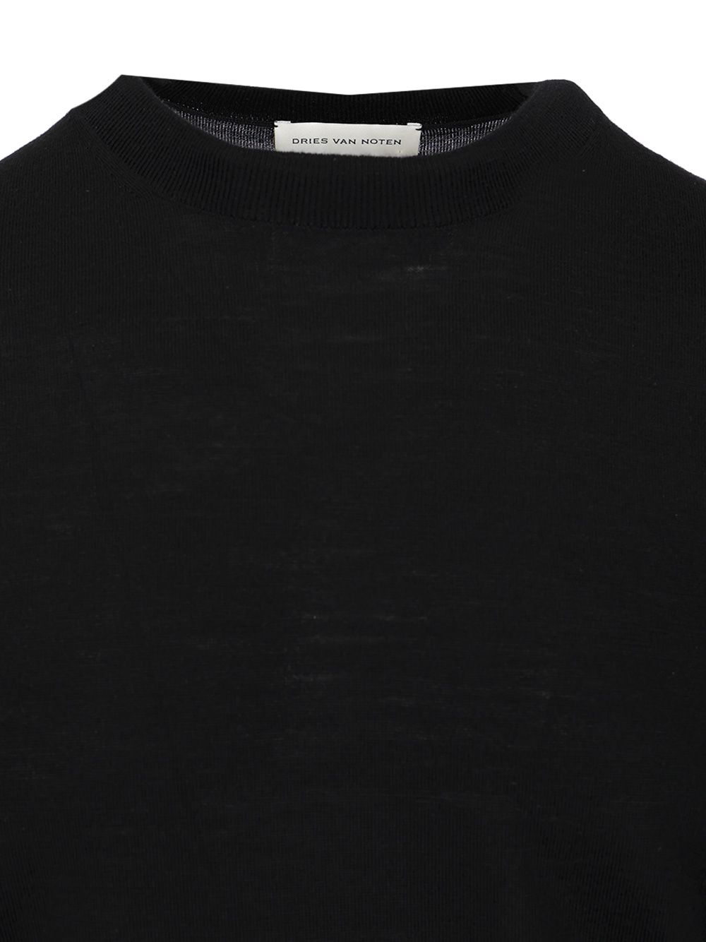 Dries Van Noten Merino Wool Sweater Knitwear - Nero | 4512f335e2d21c0734acf92ef1c1527ec9b10669