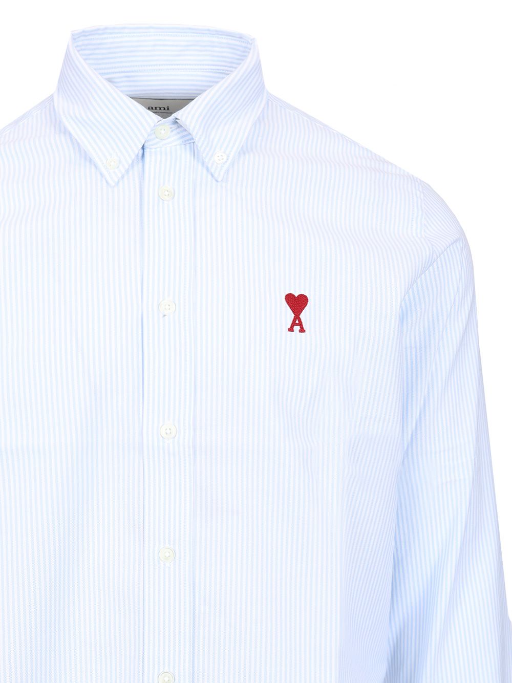 Ami Striped Shirt Shirts - Light blue | 939ff7899912401ec6b11233e02629b50e501a52