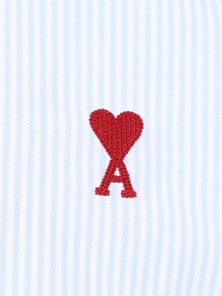 Ami Striped Shirt Shirts - Light blue | a97d88b48aef2a7b711a1bd4c270d6026c2a7a2c