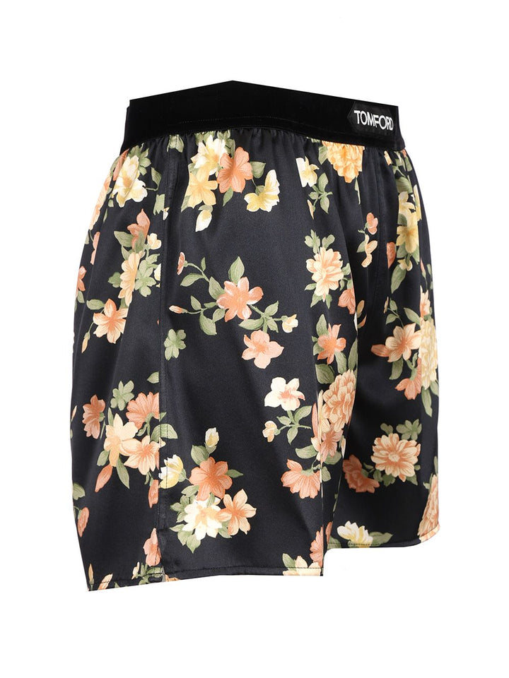 Tom Ford Boxer-Style Shorts In Silk Satin Trousers - Multicolor | 952fc91bc328c6838c0ca96e91698980ea86bdeb