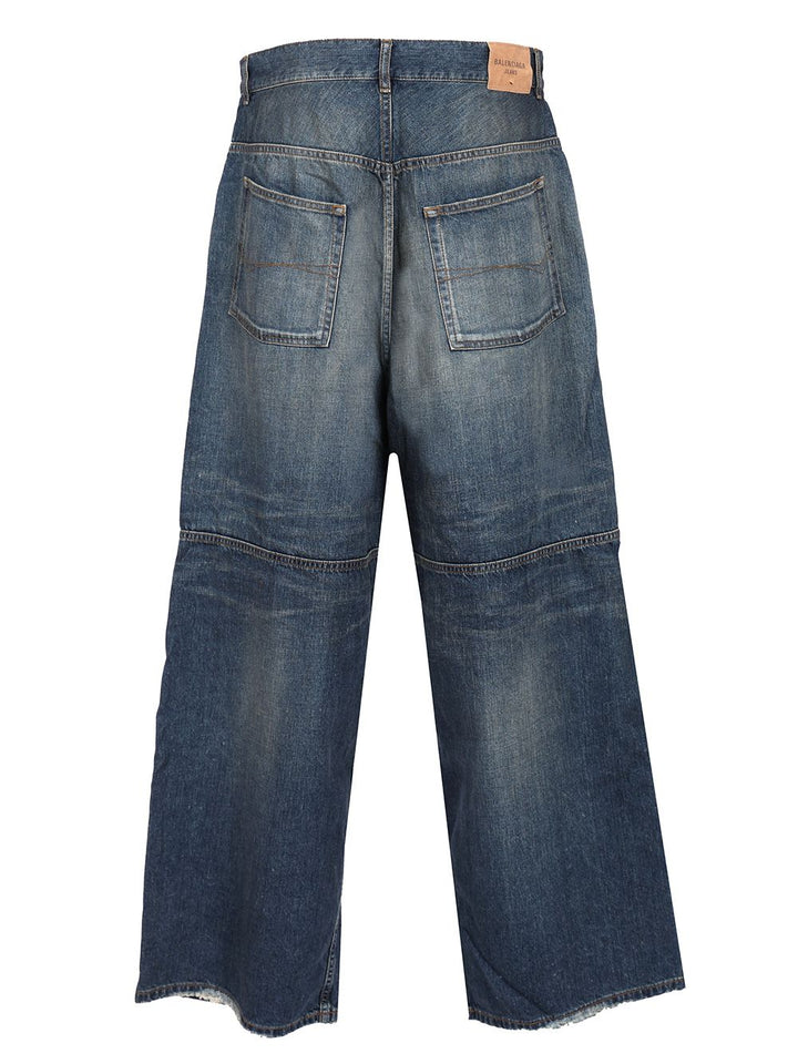 Balenciaga Baggy Jeans - Blu | d1d3c03210791eba0d779e12bbccaa5f3e6304f4