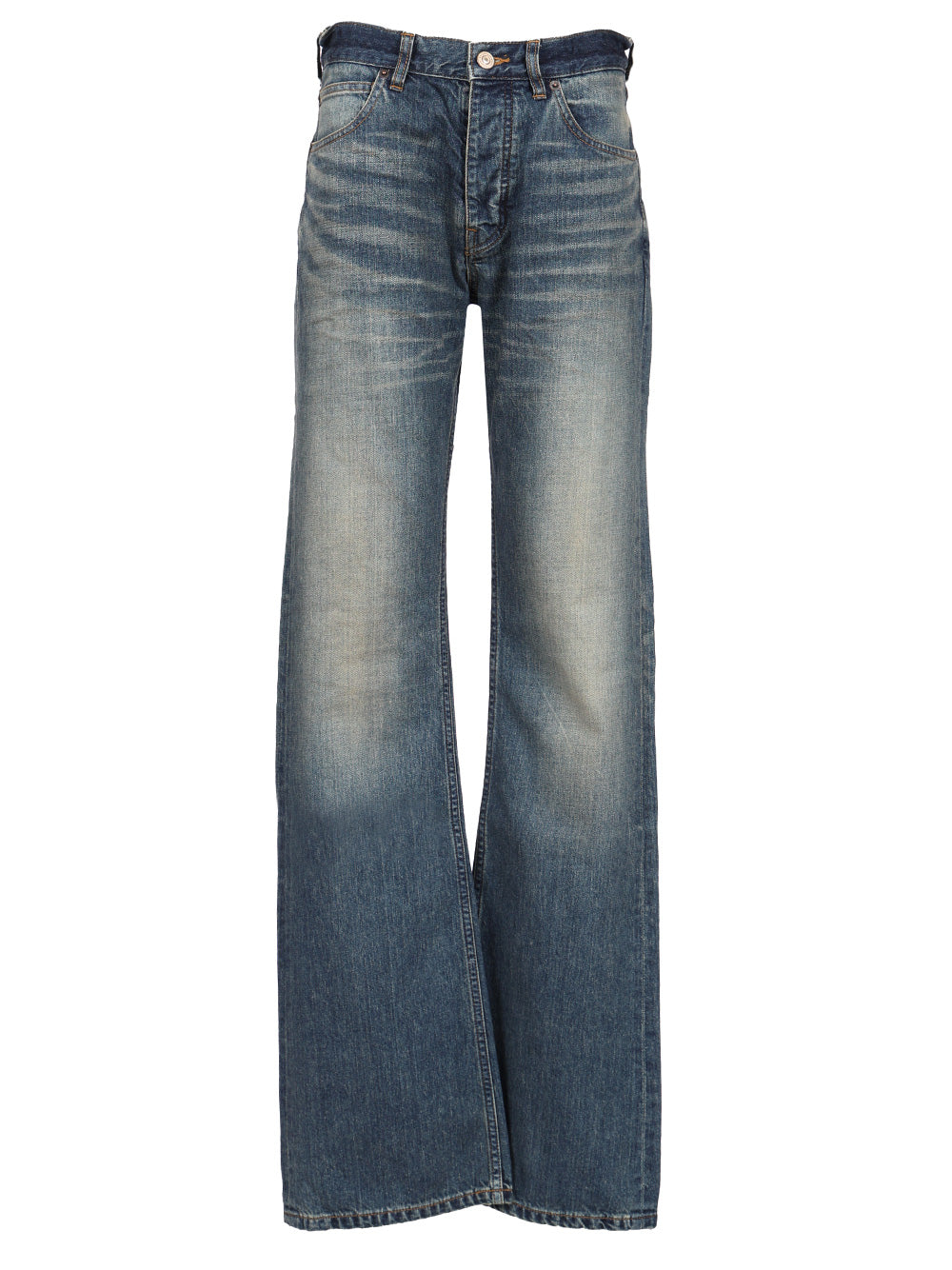 Balenciaga Straight Leg Jeans - Blu | 8765f594938ded4541840ae6b8fc61068959e7f9