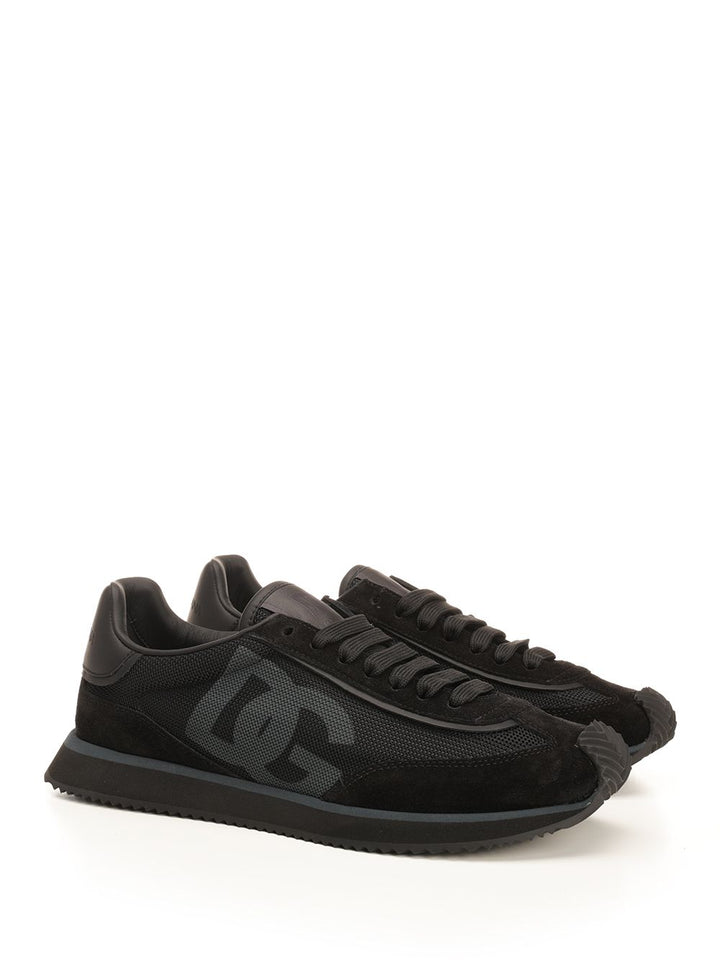 Dolce & Gabbana Dg Cushion Sneaker Sneakers - Nero | 1d43019332b2279f28d54761a2db34444fba4eae