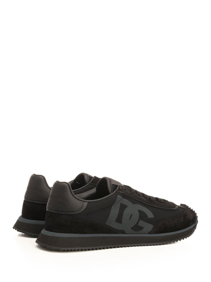 Dolce & Gabbana Dg Cushion Sneaker Sneakers - Nero | 8afe318a00cfea213de3a98d8f746132a57ba26a
