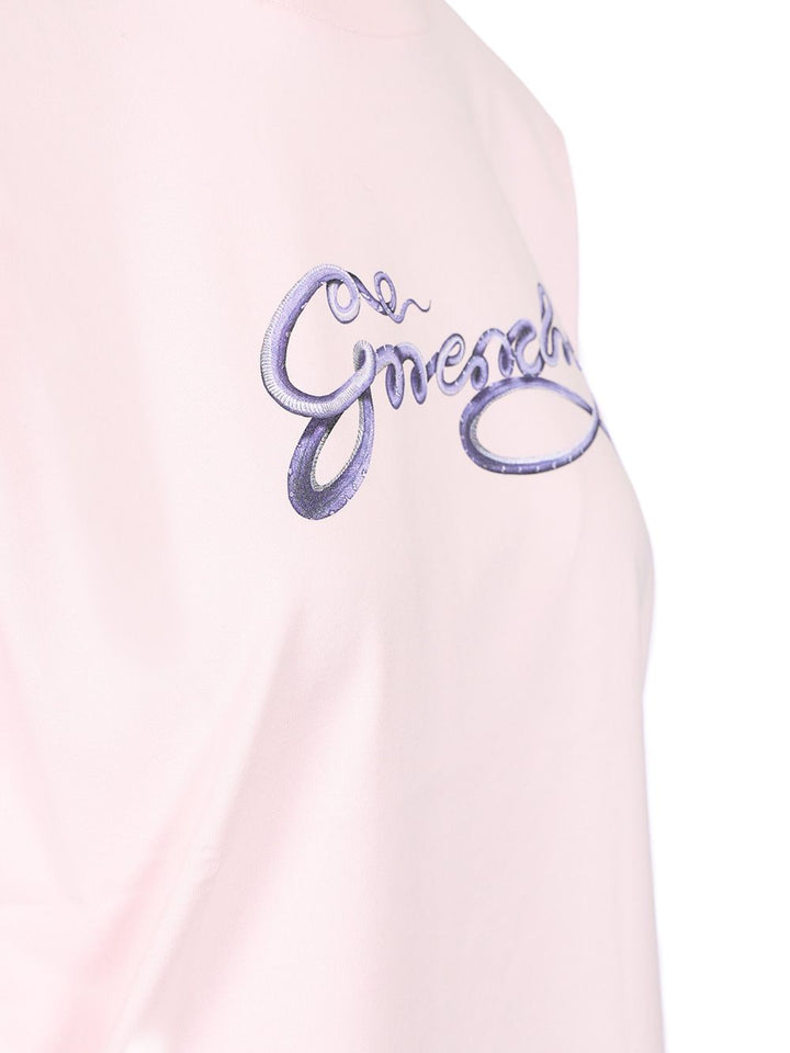 Givenchy With Printed Logo T-Shirt - Rose | df0ce5aace243d1e052c3c1839a2b4d89a3cd5f3