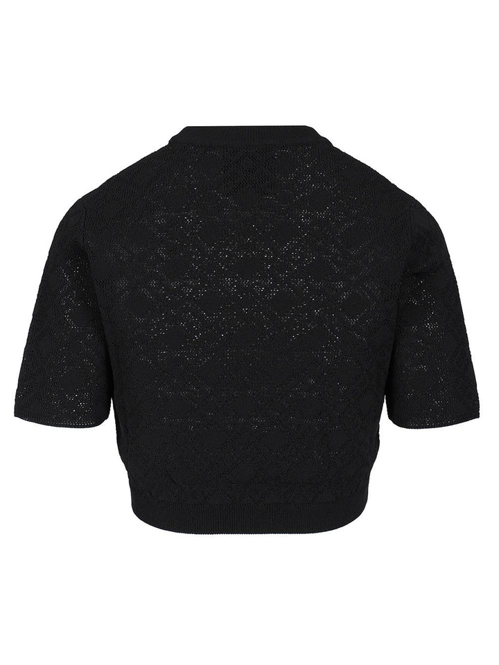 Givenchy Crop Sweater Knitwear - Nero | a83cb4cd4ffbbda0280b7730a4097c1e9a024780