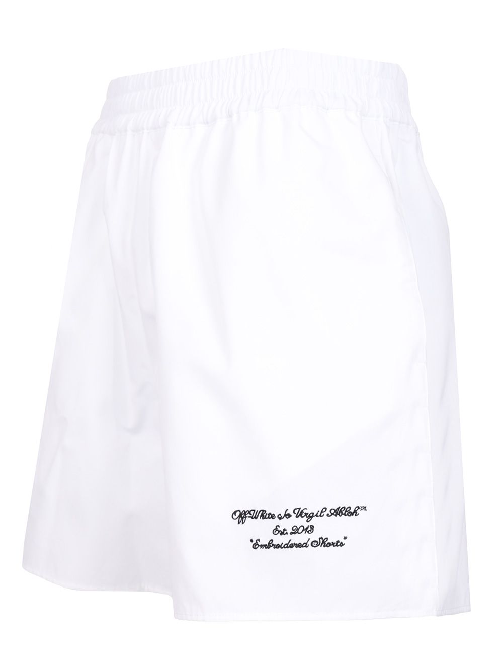 Off-White Popeline Shorts Trousers - Bianco | 2b450b02902abe436a981a9c5f39e364fc224aca