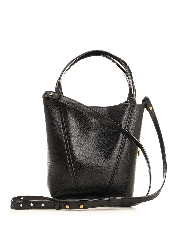 Chloe' Chloé Spin Shoulder Bags - Nero | a88623f79ff2a5b90d61c17109826cabd6524676