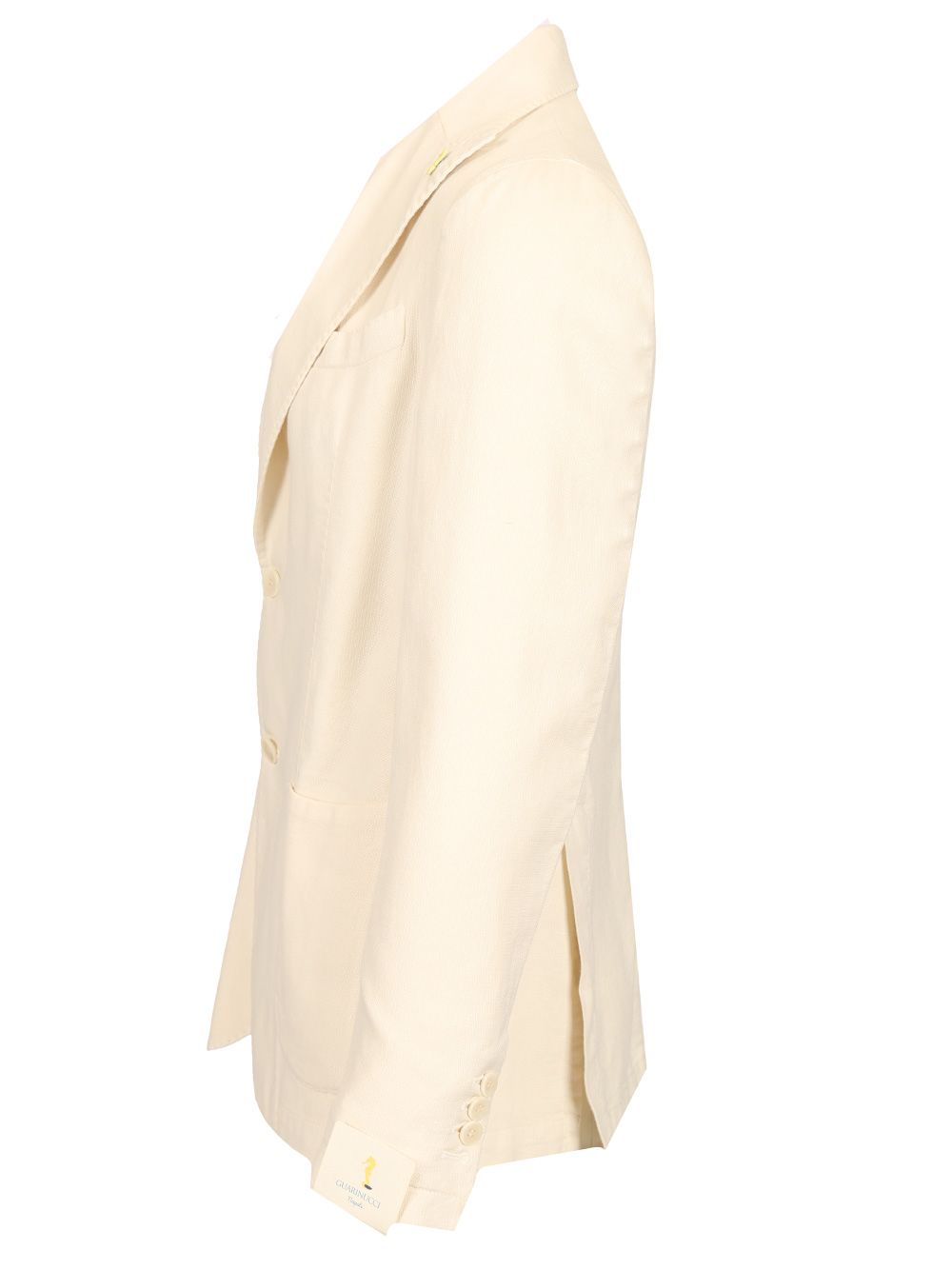 Guarinucci Cotton Linen Blazer Giacche - Bianco | 29ff98715b5aa407fd9ecd1fc87699af8d950a50