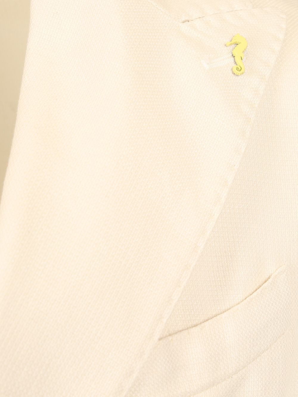 Guarinucci Cotton Linen Blazer Giacche - Bianco | 3797cd72e008664cc4a92393b2a9a2e8a2781f5b