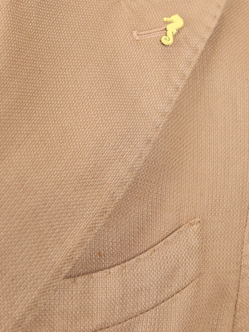 Guarinucci Cotton Linen Blazer Giacche - Beige | f1b746f16bc1b487a26deb4e3a2a8dcd4298c518