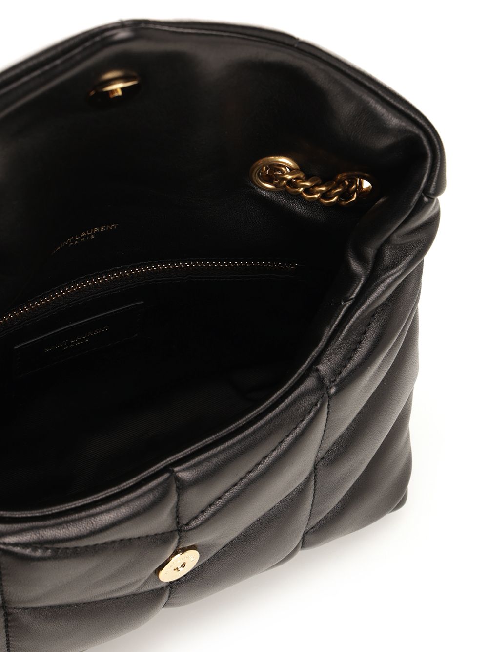 Saint Laurent Loulou Puffer Small leather goods - Verde | fdc2cfa65b8fc3a3820f1d21f2206f93c9f27e07