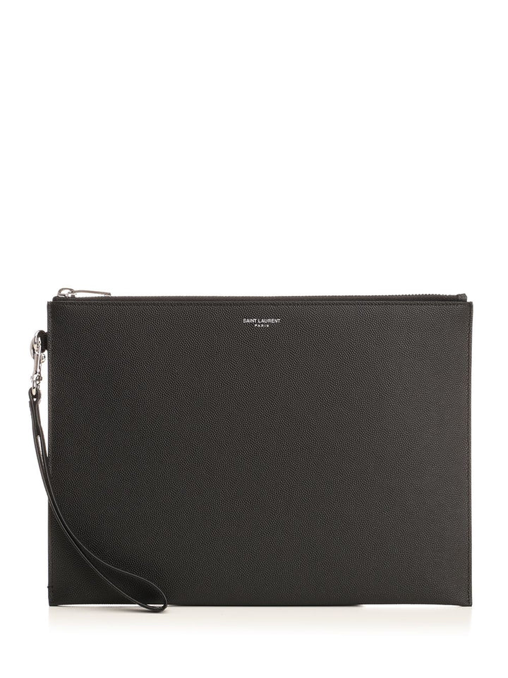 Saint Laurent Black Leather Ipad Holder Small leather goods - Nero | 0f5544dca54b864f6d1628e788c286ca8690ac57