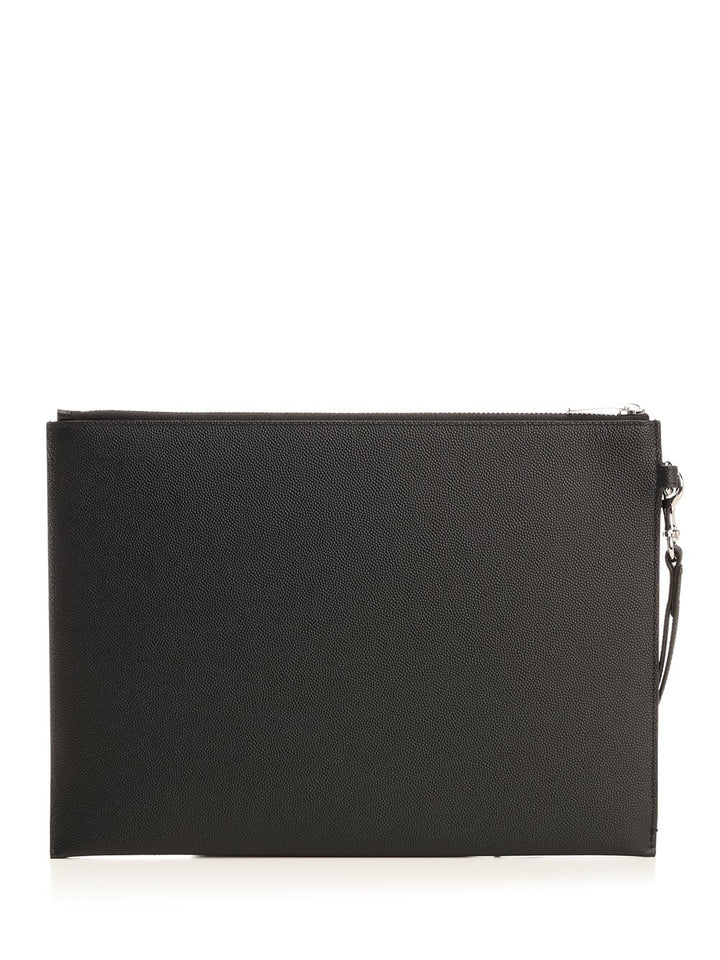 Saint Laurent Black Leather Ipad Holder Small leather goods - Nero | e6822a58a13bcdefc3cadbbaf3a98673c64fea1a