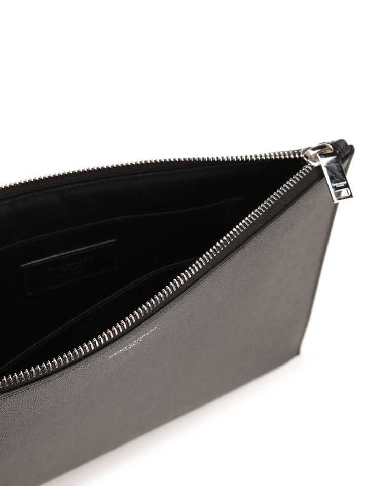 Saint Laurent Black Leather Ipad Holder Small leather goods - Nero | 562280f83cc47a38766162345c58396bef533a82