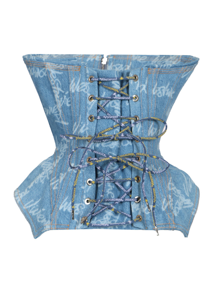 Vivienne Westwood Cobrax Top - Blu | 6b286f26a04fbc85e24ce02b137032298e4c8d54