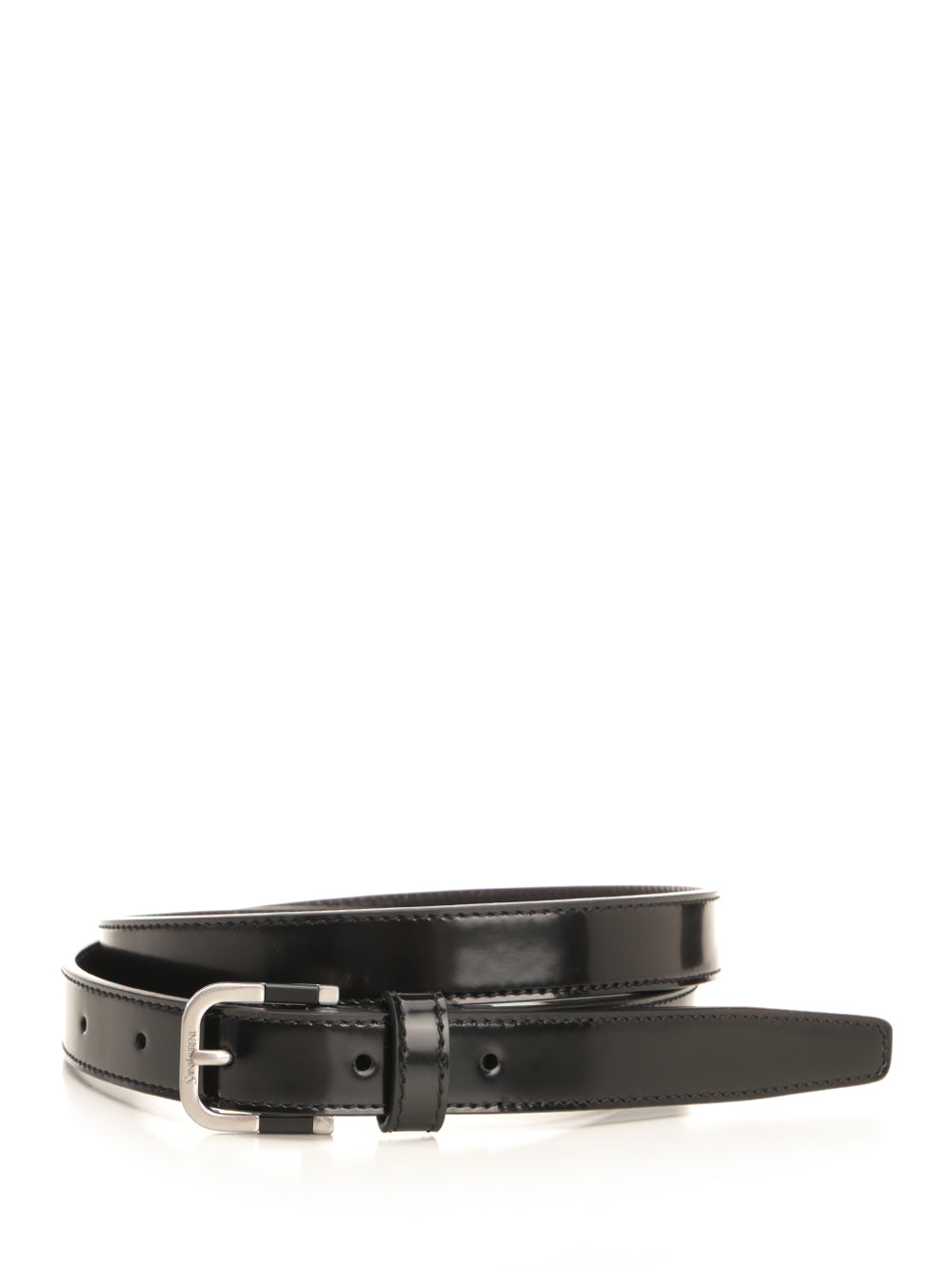 Saint Laurent Brushed Leather Belt Cinture - Nero | e5f0094a1fe9eecf4955c7df31edb7fbc5771c4a