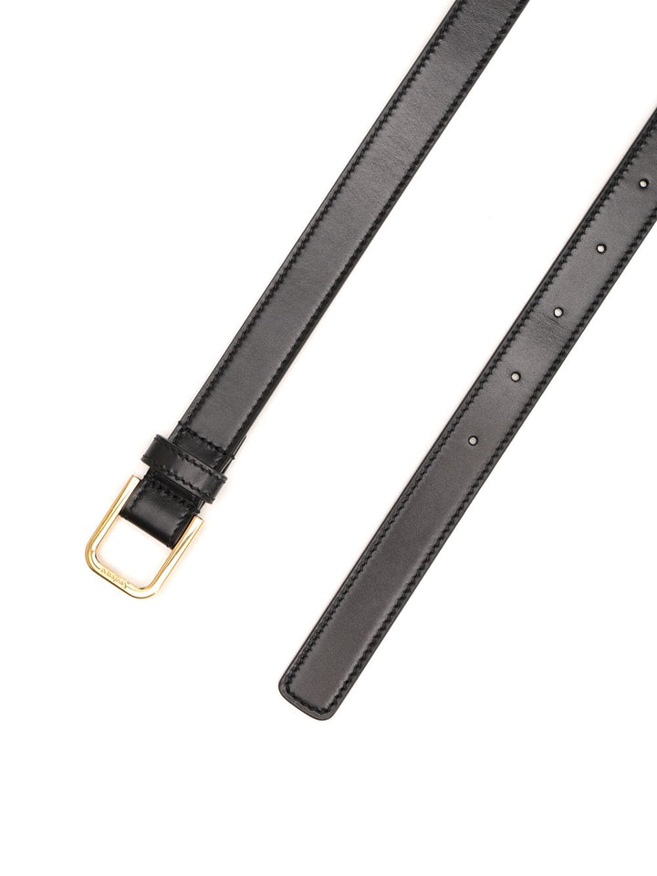 Saint Laurent Minimalist Smooth Leather Belt Cinture - Nero | b424db03676276d4503892206c2f9d514b2bad8b