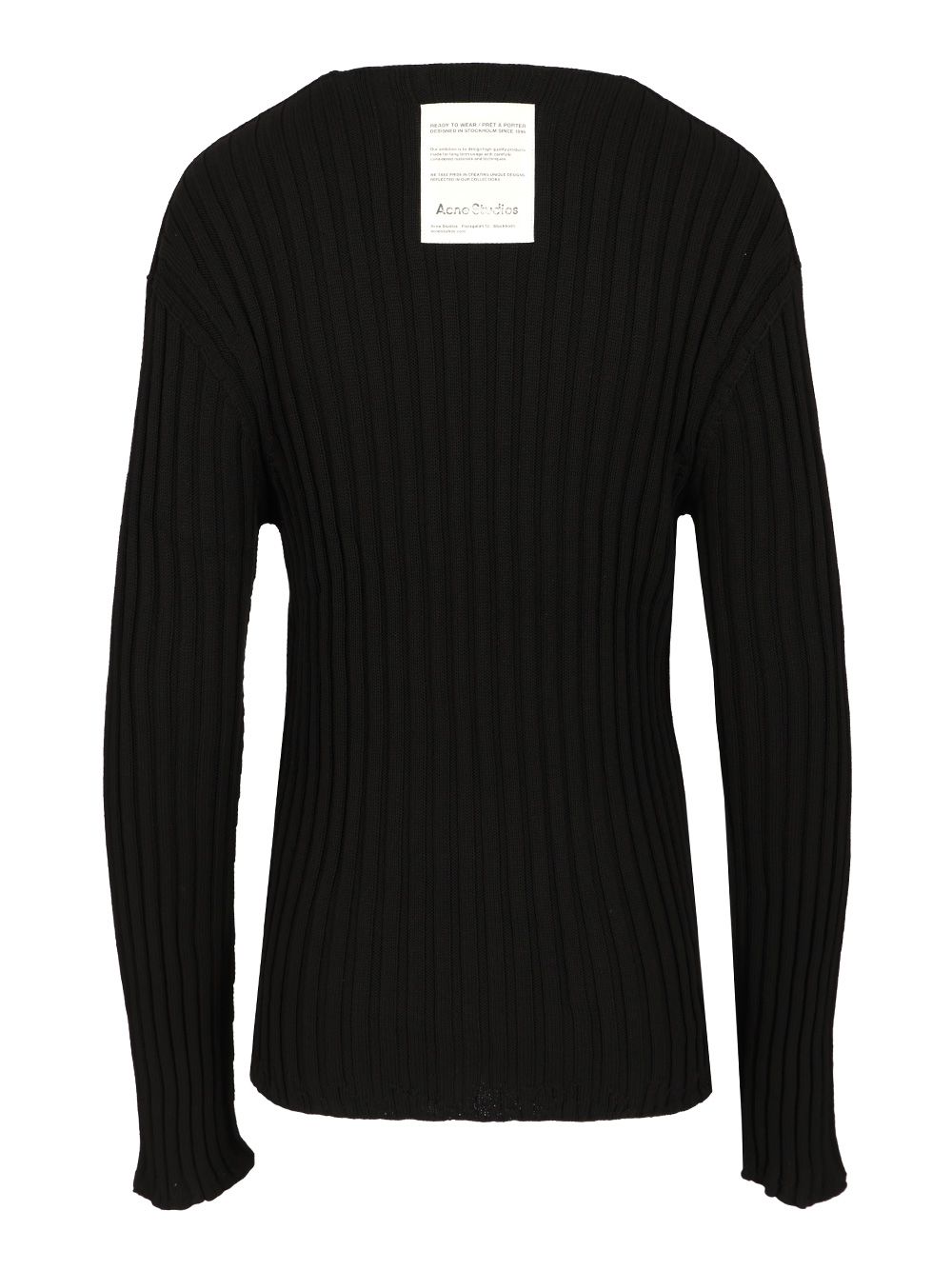 Acne Studios Crew Neck Sweater Knitwear - Nero | 066594fd6f3149f0d2bf2a1dccf96ef3fc41b2cb