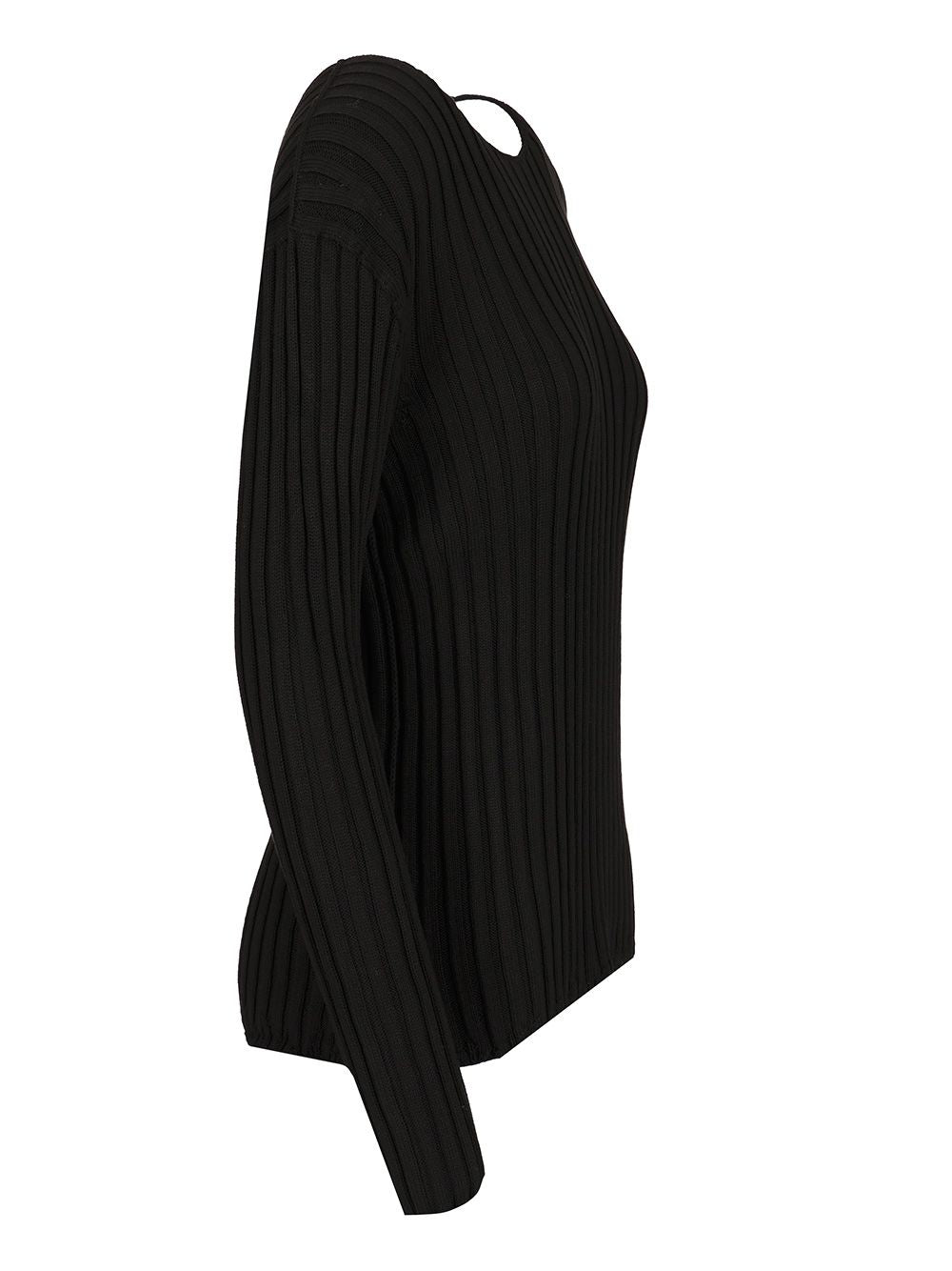 Acne Studios Crew Neck Sweater Knitwear - Nero | 323eec55b3d35ee8aa3af9a96678b86cb55c99e4