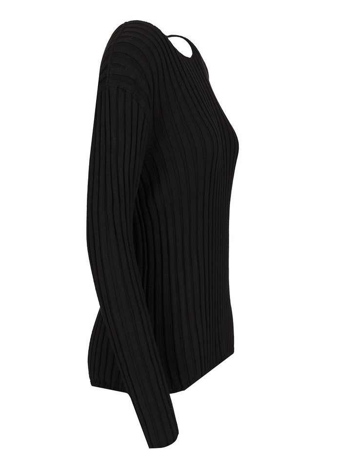 Acne Studios Crew Neck Sweater Knitwear - Nero | 323eec55b3d35ee8aa3af9a96678b86cb55c99e4