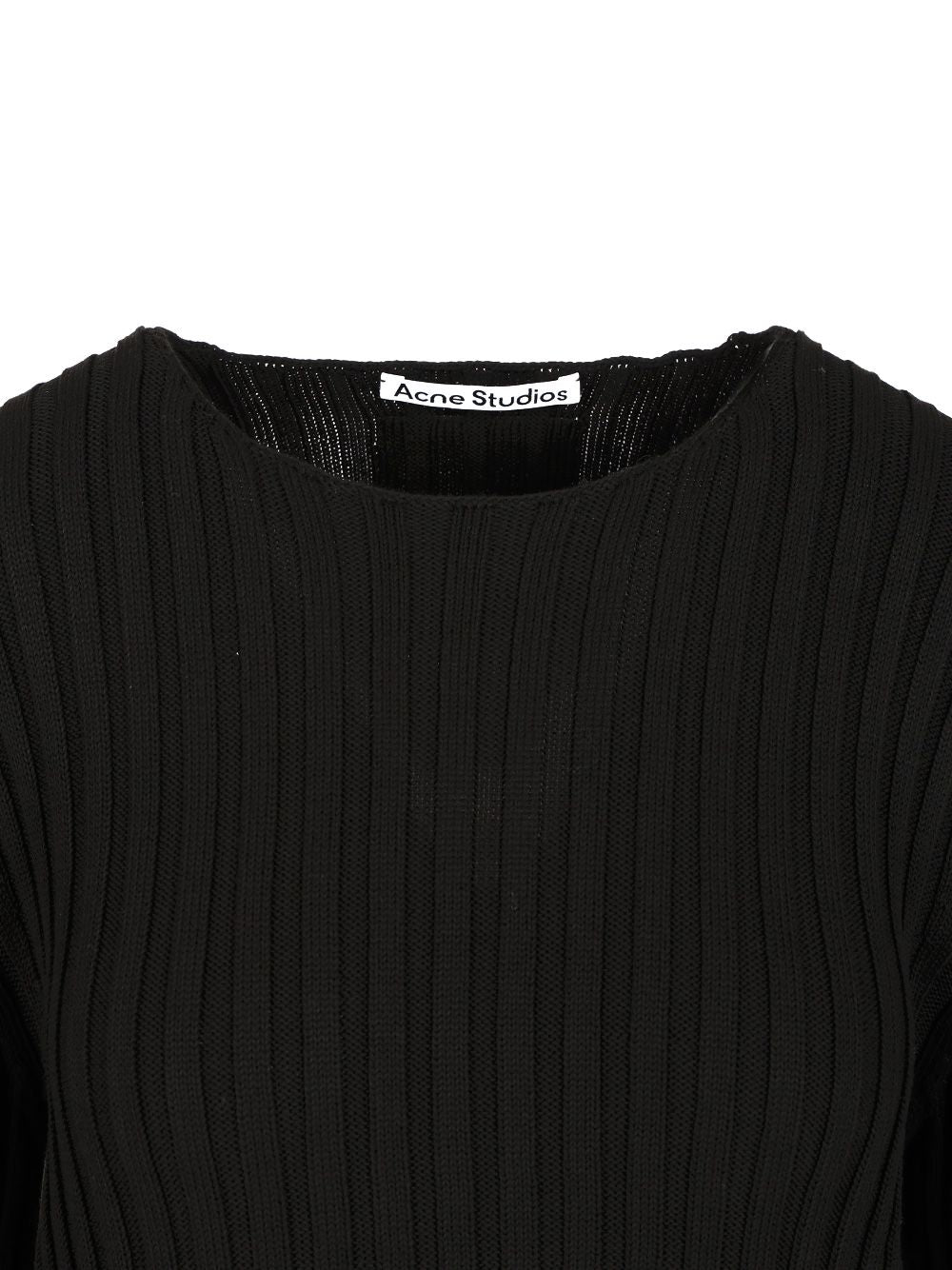 Acne Studios Crew Neck Sweater Knitwear - Nero | 1869d20370610c76ac56a597b5f3725c9fedf19e