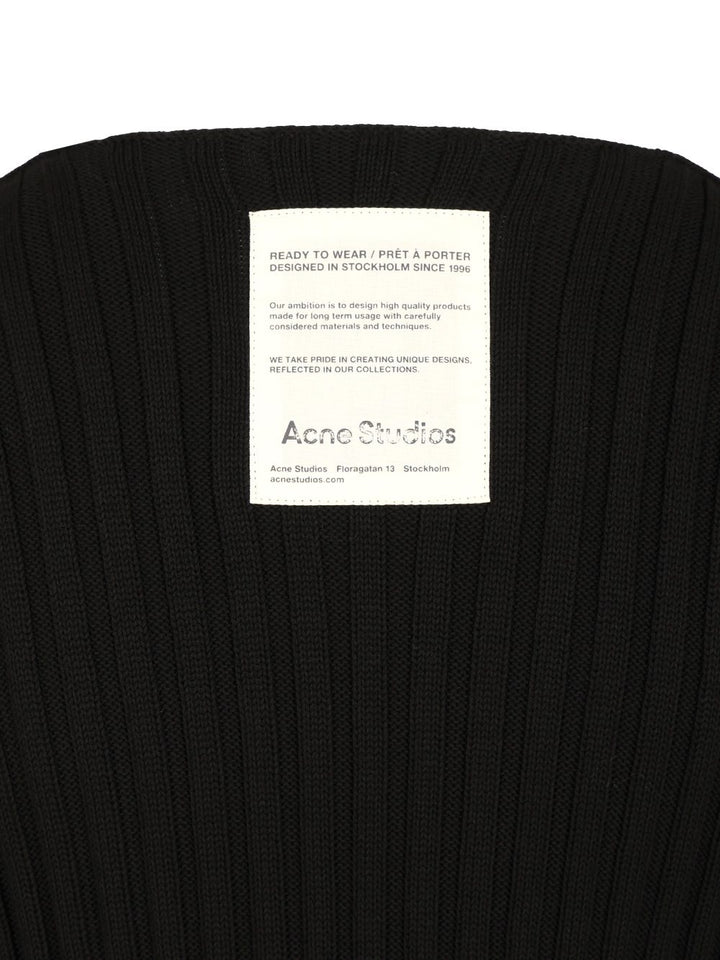 Acne Studios Crew Neck Sweater Knitwear - Nero | 6222c81282c97c81ae54986ae273cd6e808a945b