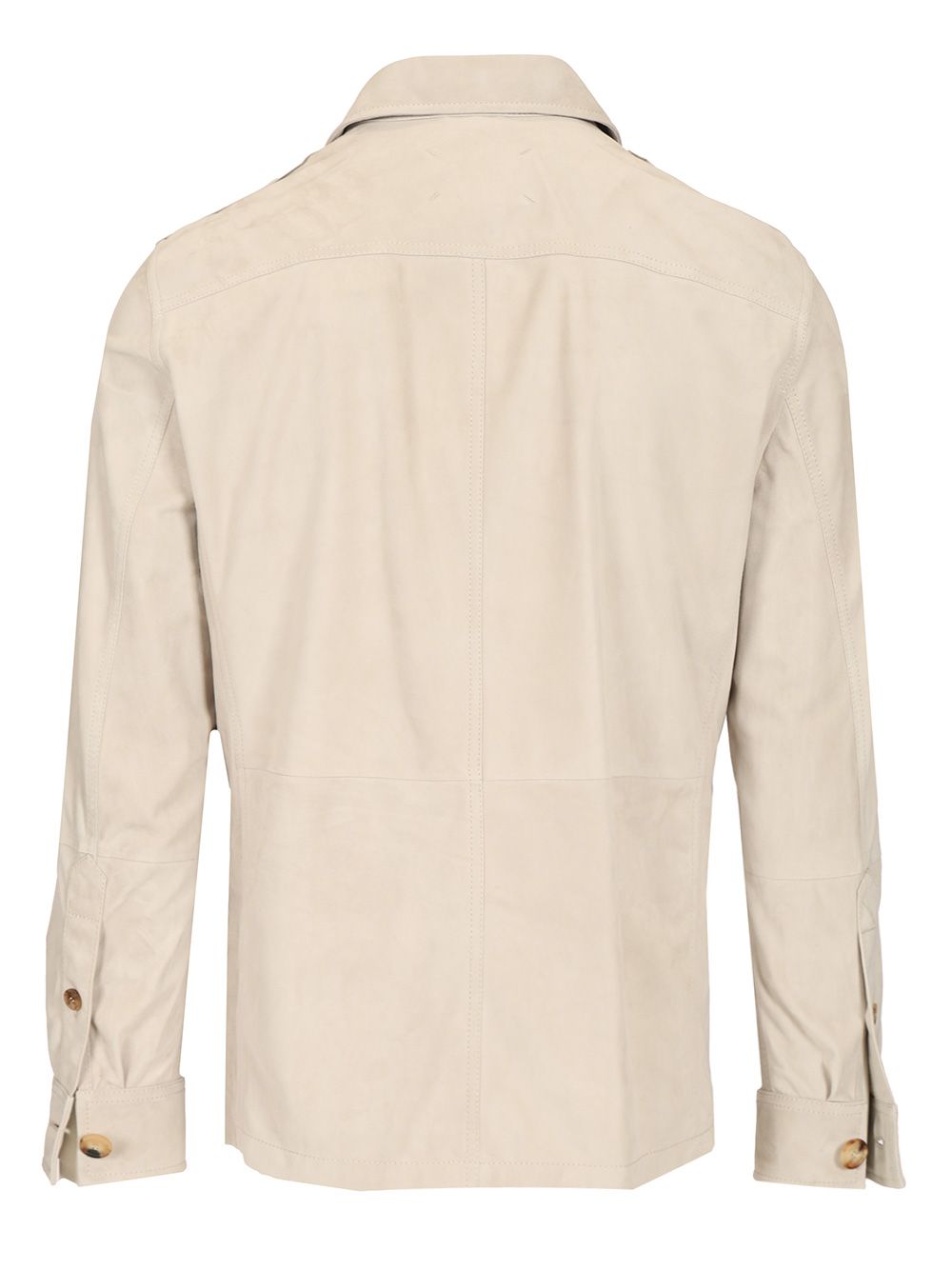 Brunello Cucinelli Suede Safari Jacket Giacche - Beige | dbde538cdf23d69efacd920e51b2acf414f8b5bb